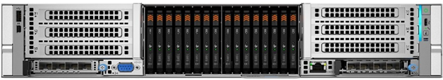 This image shows the Front I/O configurations for R770 system.