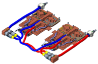This image shows liquid cooling