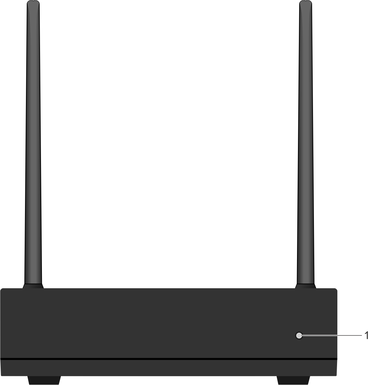 VEP1420-LTE front view with antennas