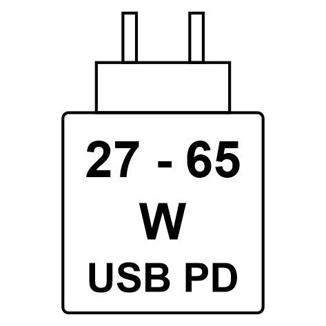 Image: Pictogram of power adapter requirements