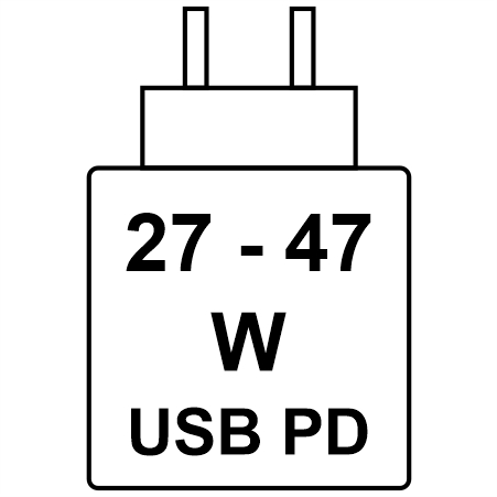 Pictogram for power charging requirements