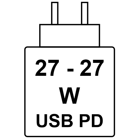 Pictogram for power charging requirements