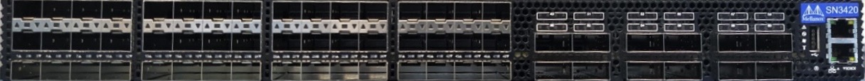 Front view of the NVIDIA SN3420