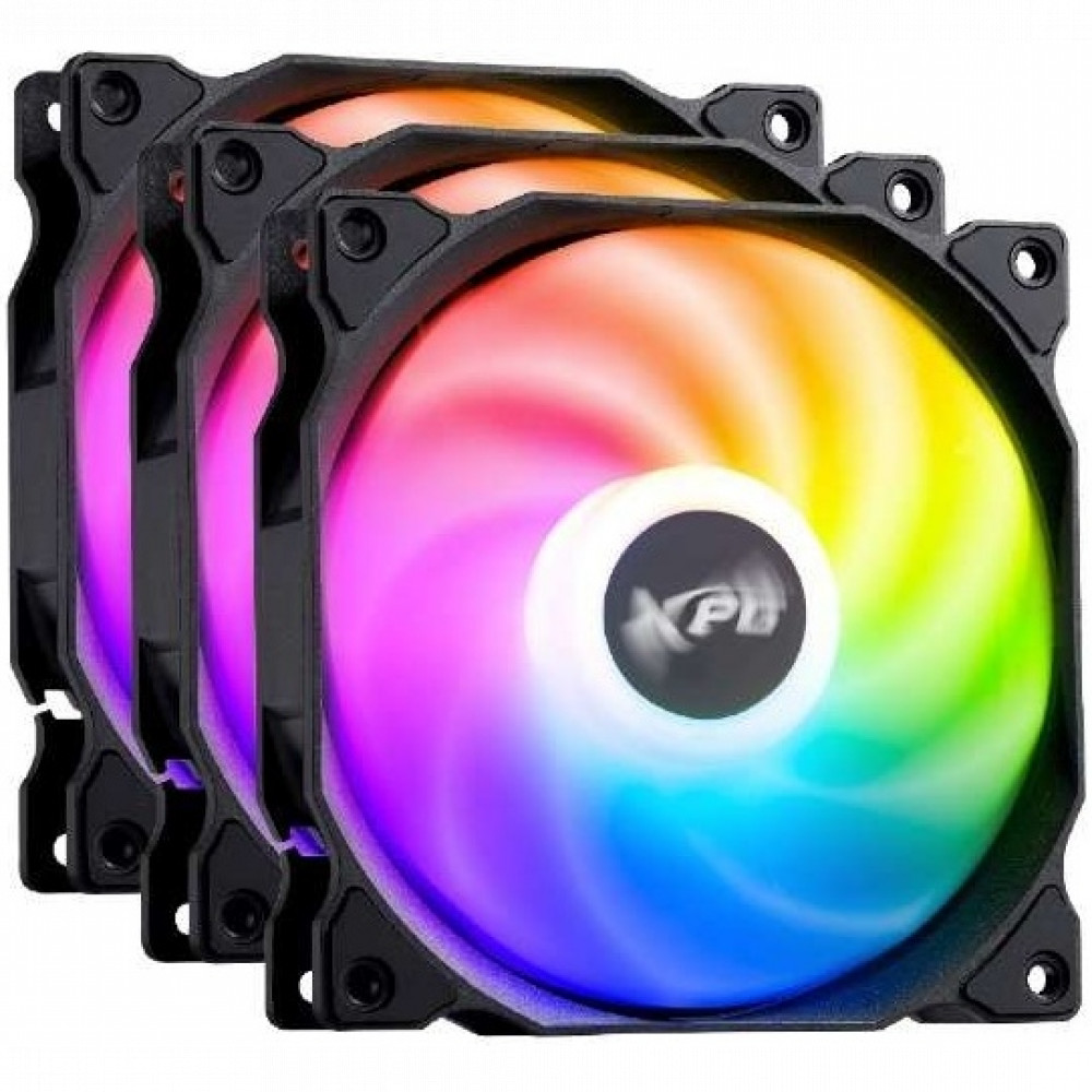 Система охлаждения ADATA VENTO 120 ARGB PWM Black VENTO120ARGBPWM3C-BKCWW Для системного блока - миниатюра 2