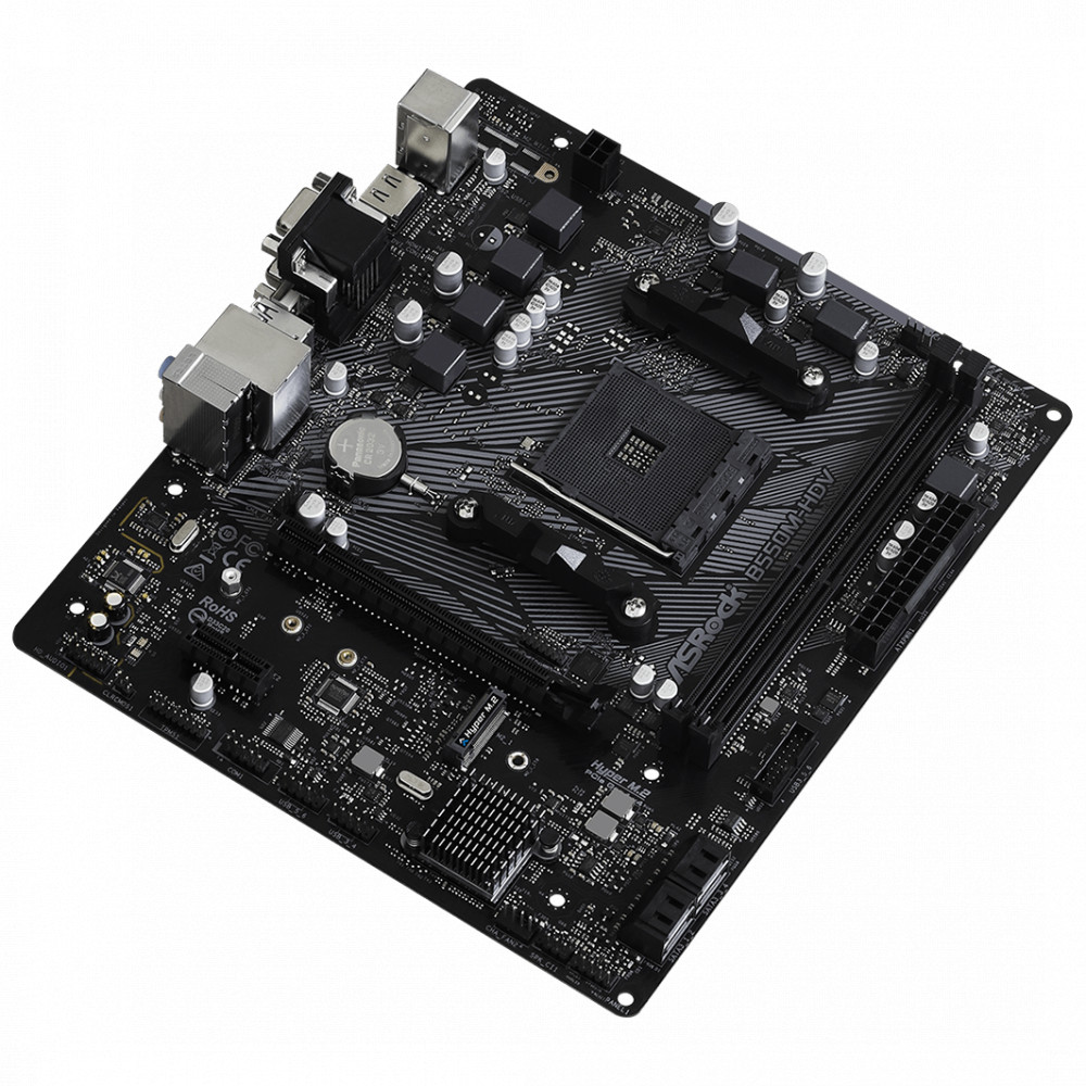 Материнская плата ASRock B550M-HDV DDR4 Micro-ATX, AMD AM4 - миниатюра 7