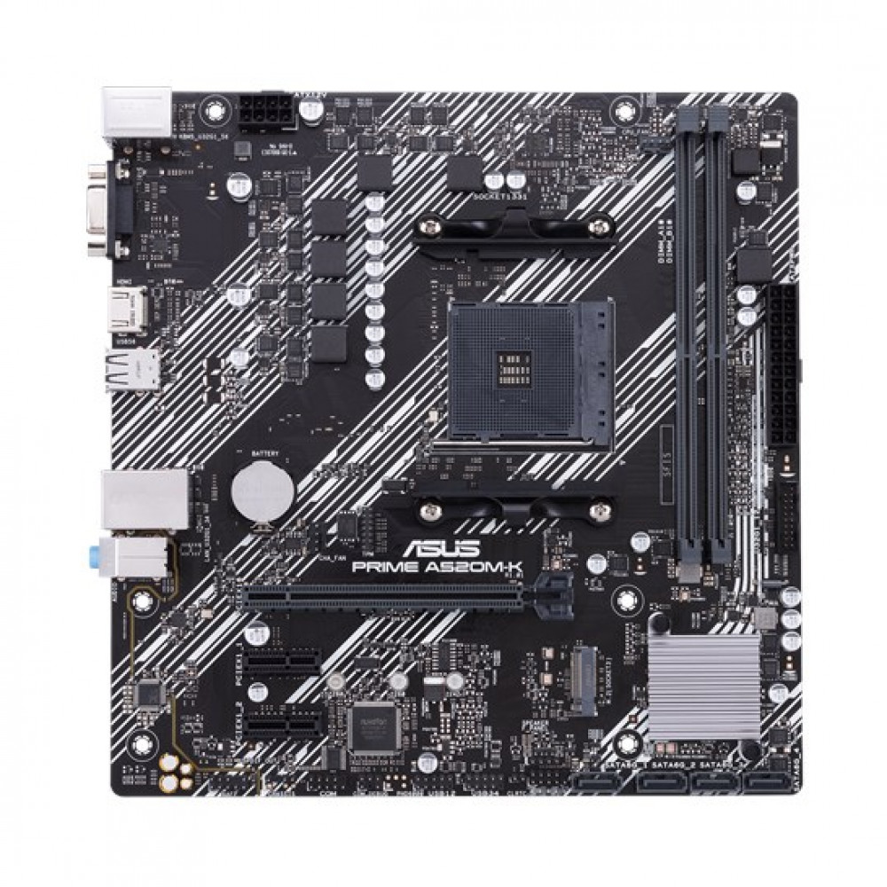 Материнская плата Asus PRIME A520M-K DDR4 Micro-ATX, AMD AM4 - миниатюра 8