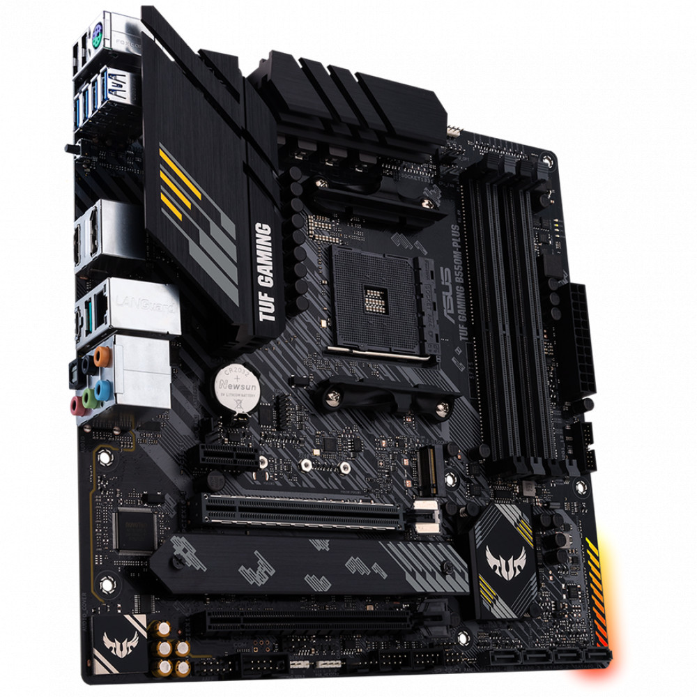 Материнская плата Asus AMING B550M-PLUS DDR4 TUF GAMING B550M-PLUS DDR4 Mini-ATX, AMD AM4 - миниатюра 7