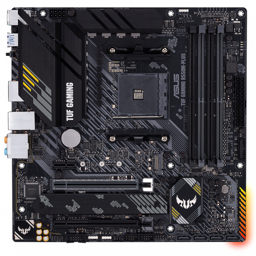 Материнская плата Asus AMING B550M-PLUS DDR4 TUF GAMING B550M-PLUS DDR4 Mini-ATX, AMD AM4 - миниатюра 6