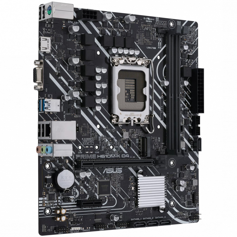 Материнская плата Asus PRIME H610M-K D4 PRIME H610M-K D4 / 90MB1A10-M0EAY0 Micro-ATX, LGA 1700 - миниатюра 7