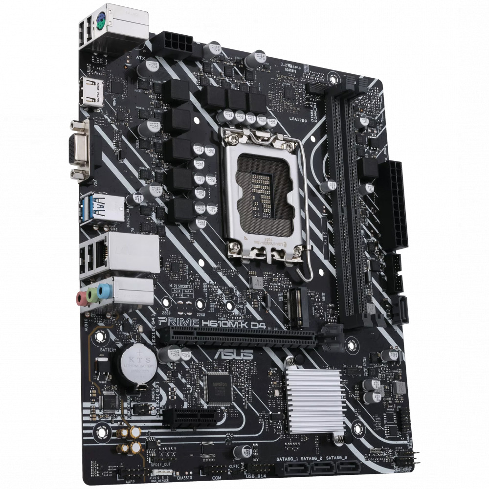 Материнская плата Asus PRIME H610M-K D4 PRIME H610M-K D4 / 90MB1A10-M0EAY0 Micro-ATX, LGA 1700 - миниатюра 8