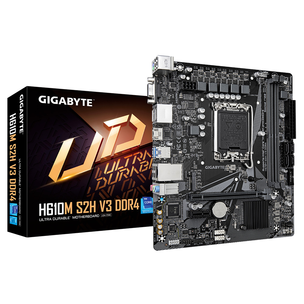 Материнская плата Gigabyte H610M S2H V3 DDR4 rev. 1.0 Micro-ATX, LGA 1700 - миниатюра 10