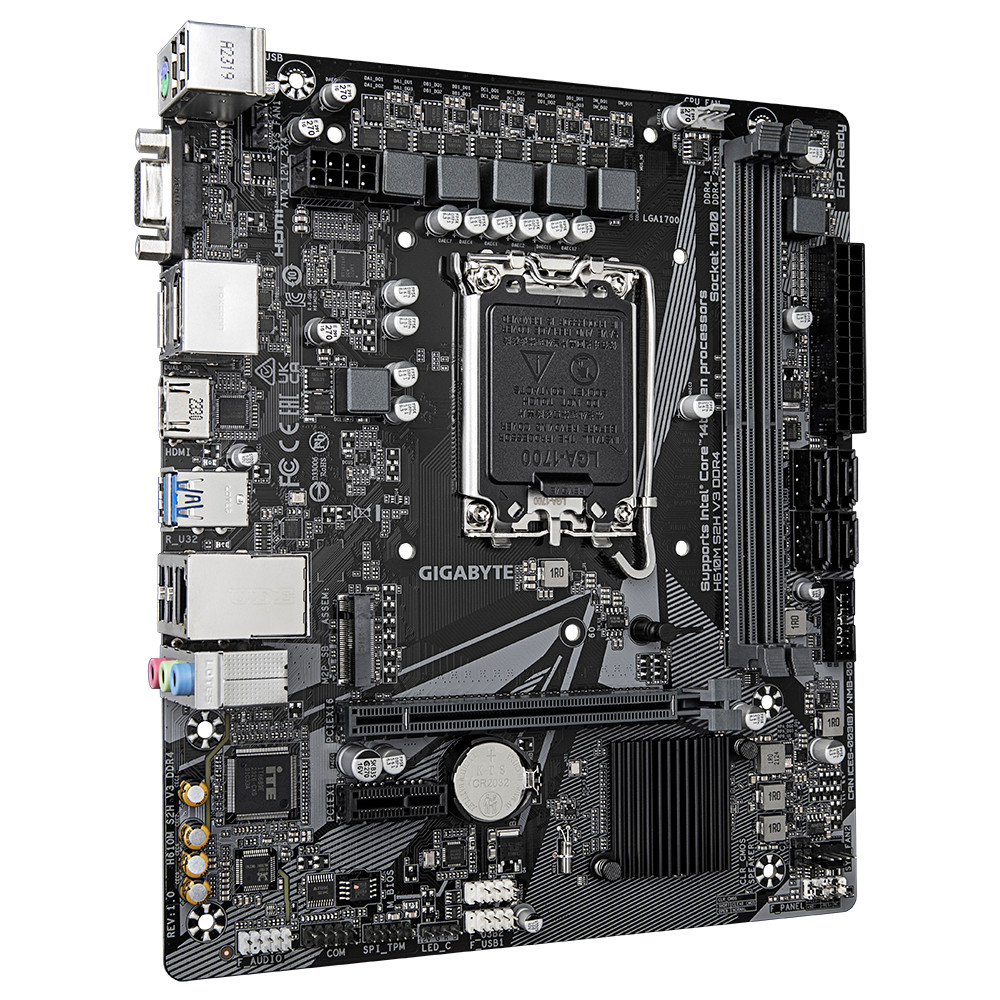 Материнская плата Gigabyte H610M S2H V3 DDR4 rev. 1.0 Micro-ATX, LGA 1700 - миниатюра 7