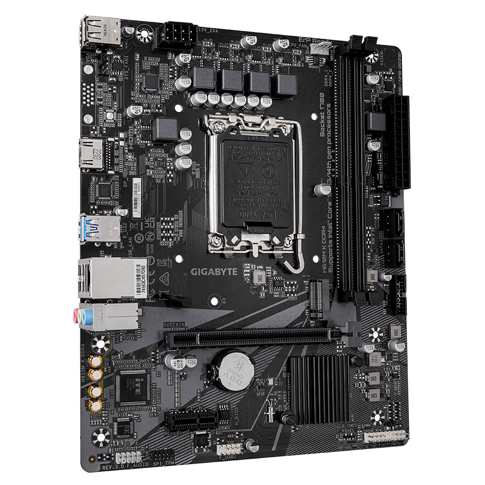 Материнская плата Gigabyte H610M K DDR4 rev. 2.0 Micro-ATX, LGA 1700 - миниатюра 7