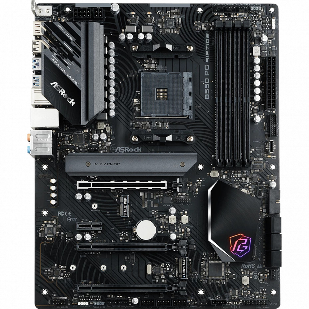 Материнская плата ASRock B550 PG Riptide DDR4 ATX, AMD AM4 - миниатюра 8