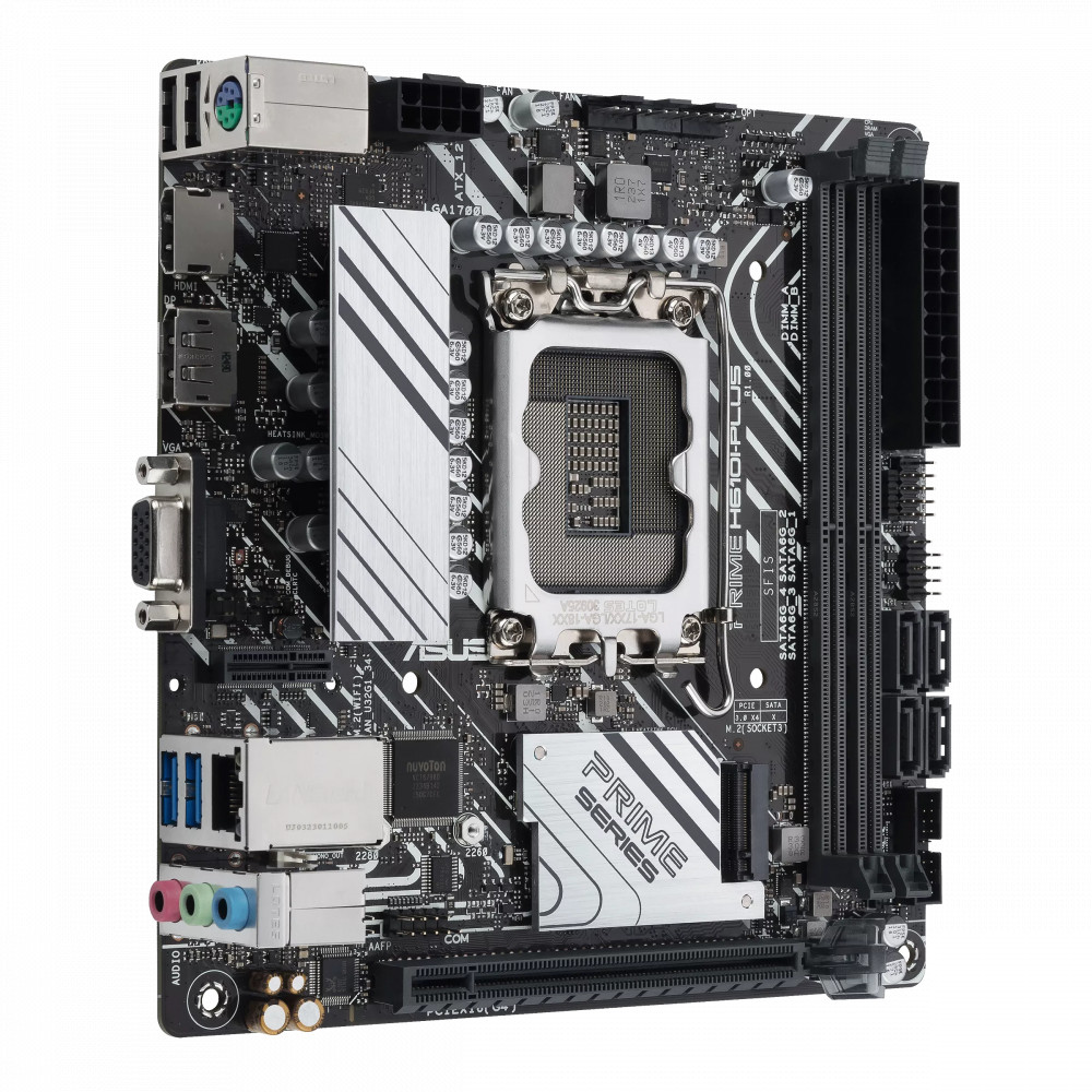 Материнская плата Asus PRIME H610I-PLUS-CSM Mini-ATX, LGA 1700 - миниатюра 8