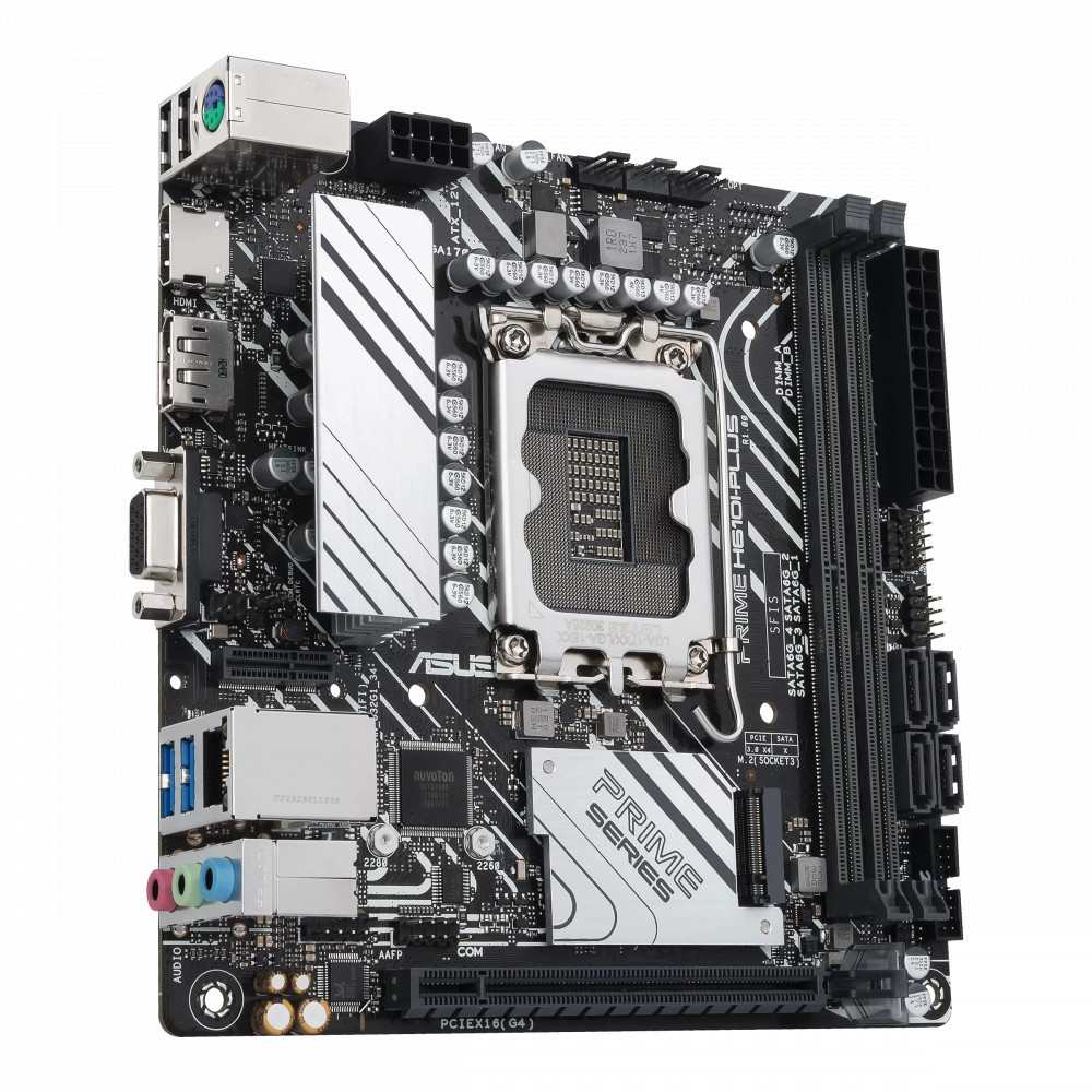 Материнская плата Asus PRIME H610I-PLUS-CSM Mini-ATX, LGA 1700 - миниатюра 9