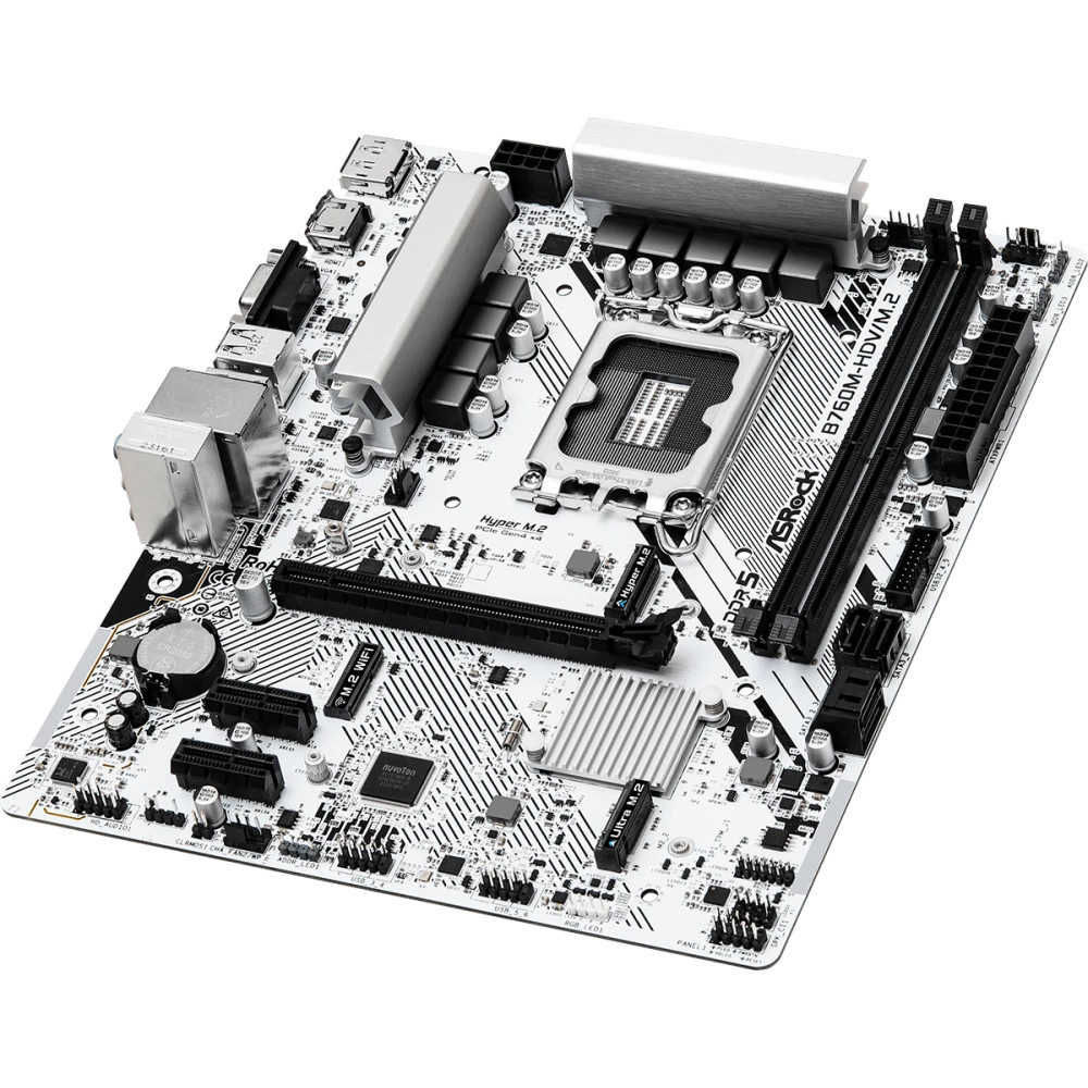 Материнская плата ASRock B760M-HDV/M.2 DDR5 Micro-ATX, LGA 1700 - миниатюра 7