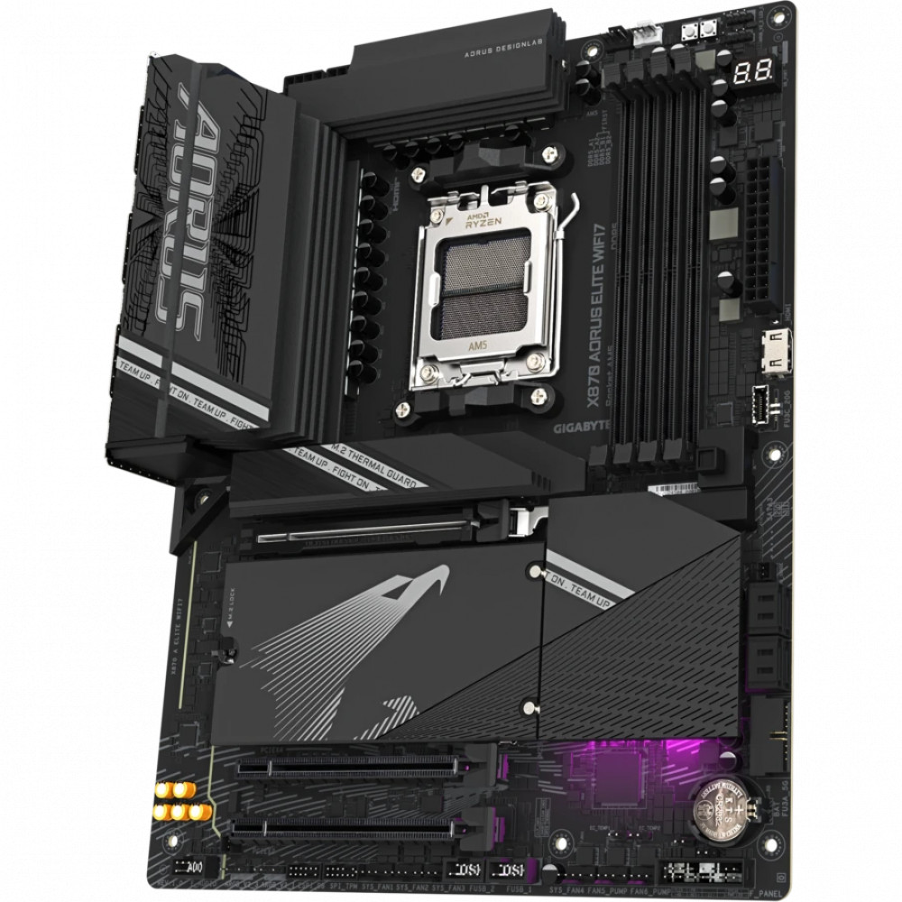 Материнская плата Gigabyte X870 Aorus Elite WIFI7 rev. 1.1 ATX, AMD AM5 - миниатюра 8