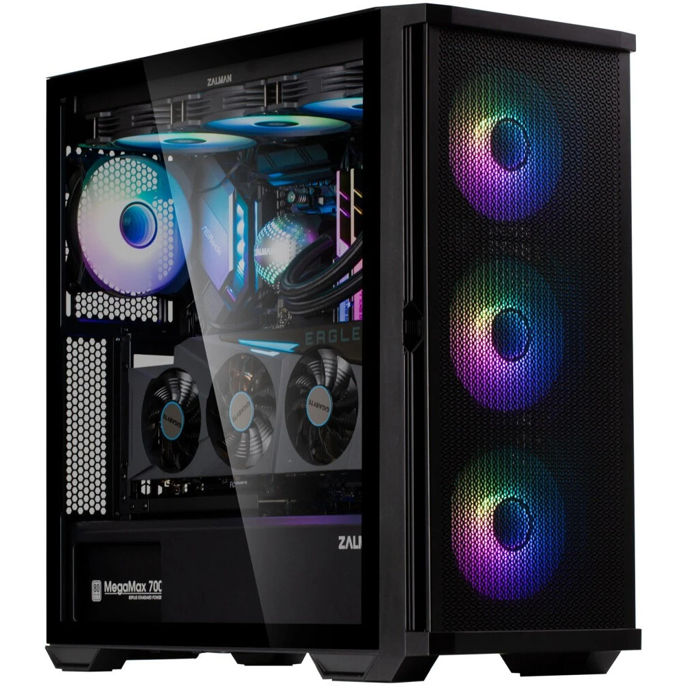 Корпус Zalman Z10 Duo Black Mid-Tower - миниатюра 6