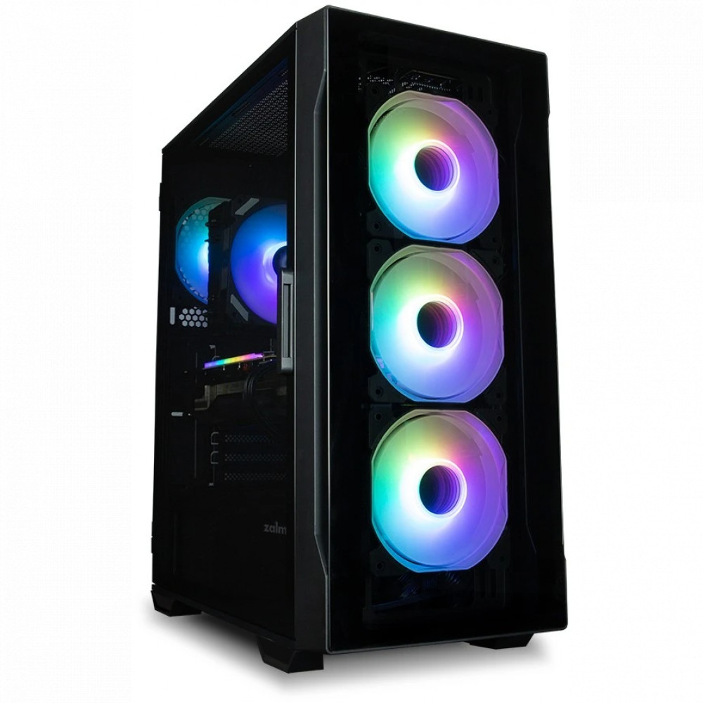 Корпус Zalman i3 Neo TG Black i3 Neo TG черный Mid-Tower - миниатюра 6