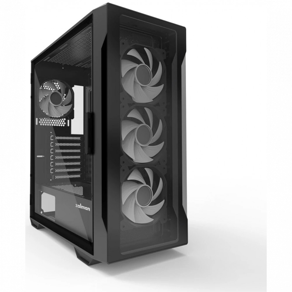 Корпус Zalman i3 Neo TG Black i3 Neo TG черный Mid-Tower - миниатюра 9