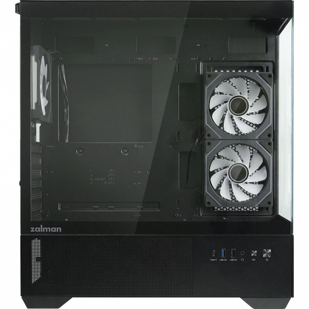 Корпус Zalman Chronix Black Mid-Tower - миниатюра 6