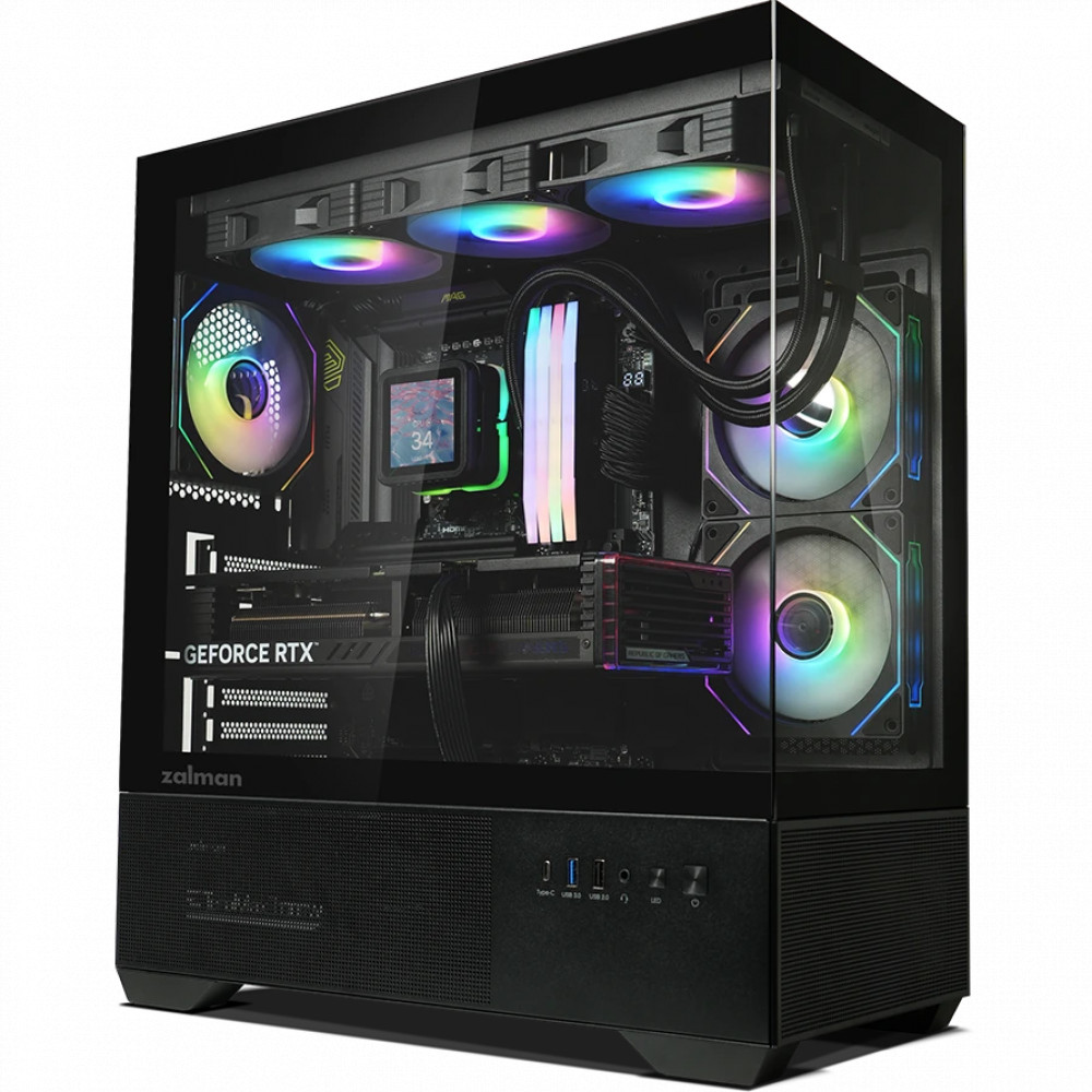 Корпус Zalman Chronix Black Mid-Tower - миниатюра 8