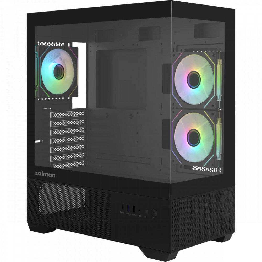 Корпус Zalman Chronix Black Mid-Tower - миниатюра 5