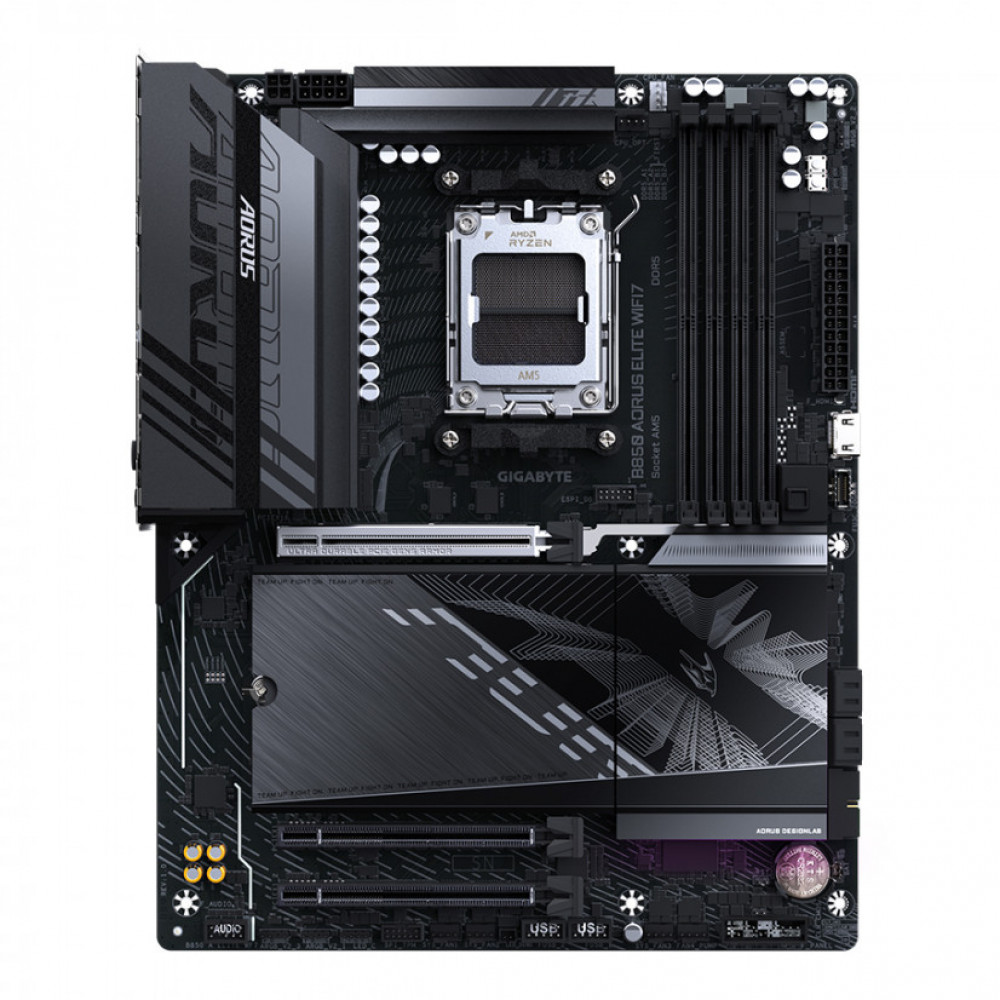 Материнская плата Gigabyte B850 AORUS ELITE WF7 B850 Aorus Elite WiFi7 rev. 1.1 ATX, AMD AM5 - миниатюра 5