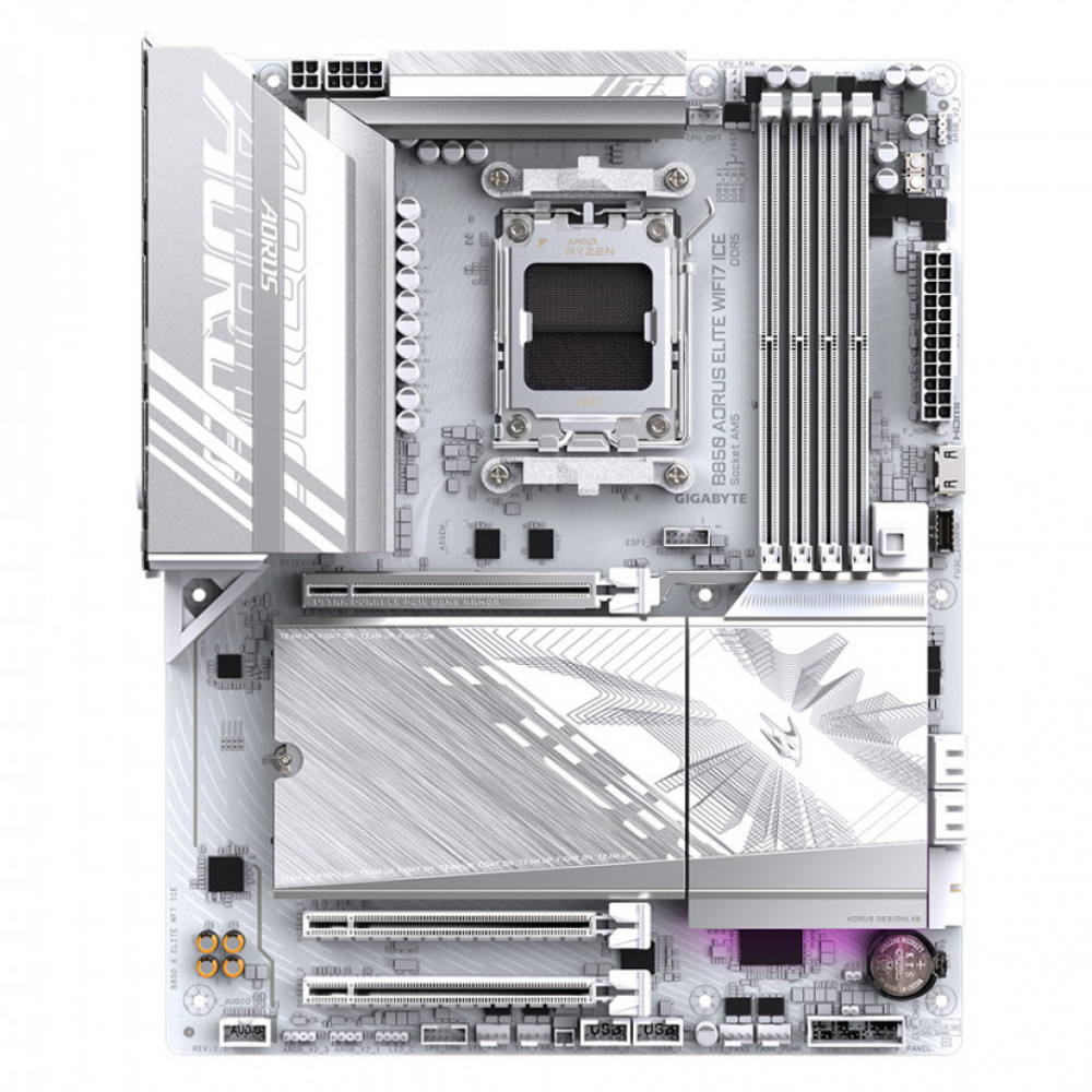 Материнская плата Gigabyte B850 Aorus Elite WiFi7 Ice B850 Aorus Elite WiFi7 Ice rev. 1.1 ATX, AMD AM5 - миниатюра 5