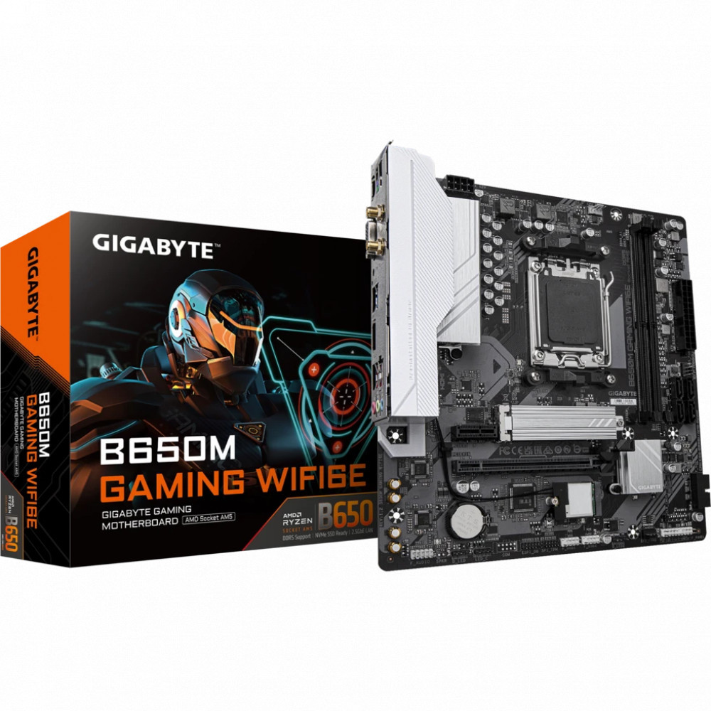 Материнская плата Gigabyte B650M GAMING WIFI6E B650M Gaming WIFI6E rev.1.2 Micro-ATX, AMD AM5 - миниатюра 8