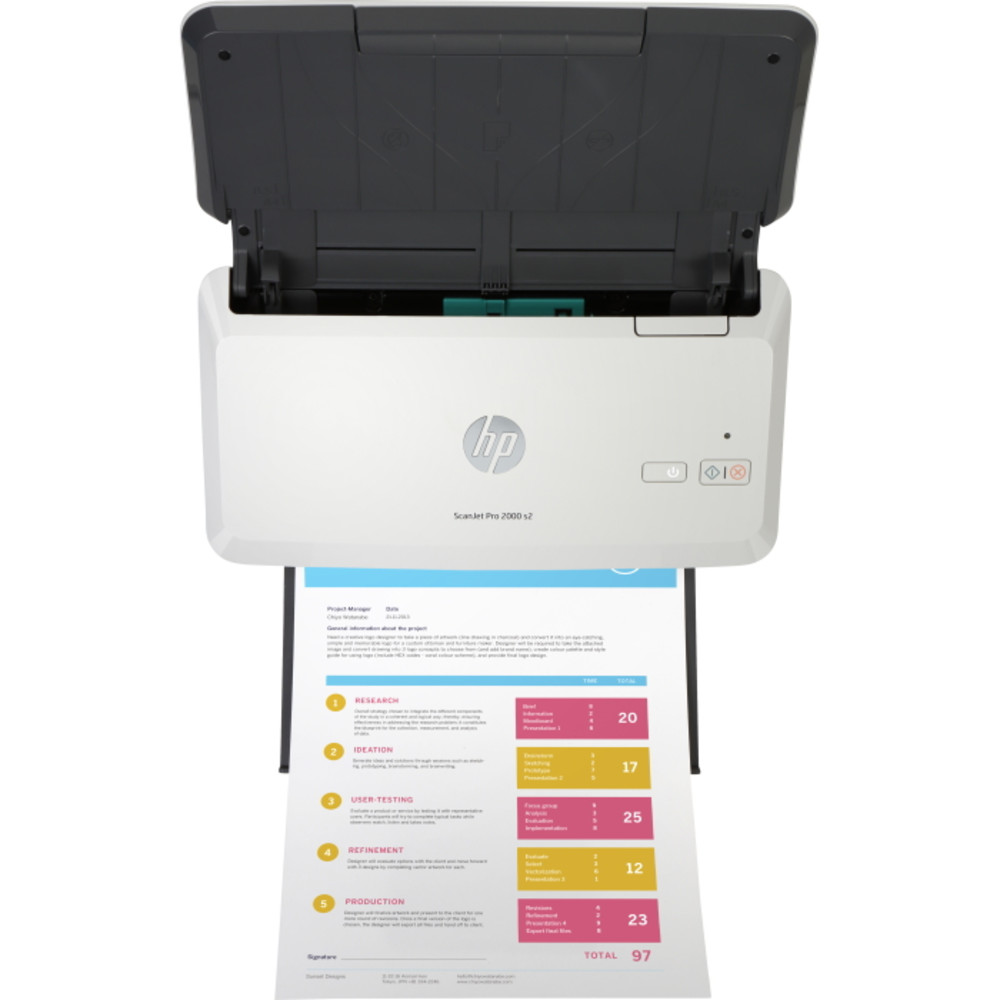 Протяжный сканер HP ScanJet Pro 2000 s2 6FW06A A4, CIS - миниатюра 9