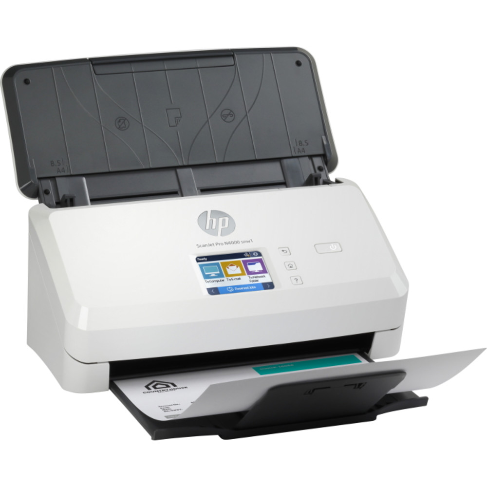 Протяжный сканер HP ScanJet Pro N4000 snw1 6FW08A A4, CIS - миниатюра 6