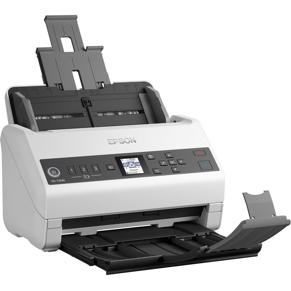 Протяжный сканер Epson WorkForce DS-730N B11B259401 A4, CIS - миниатюра 10