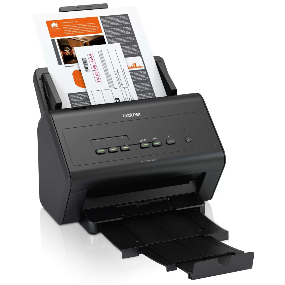 Протяжный сканер Brother ADS-3000N АDS-3000N A4, CIS - миниатюра 9