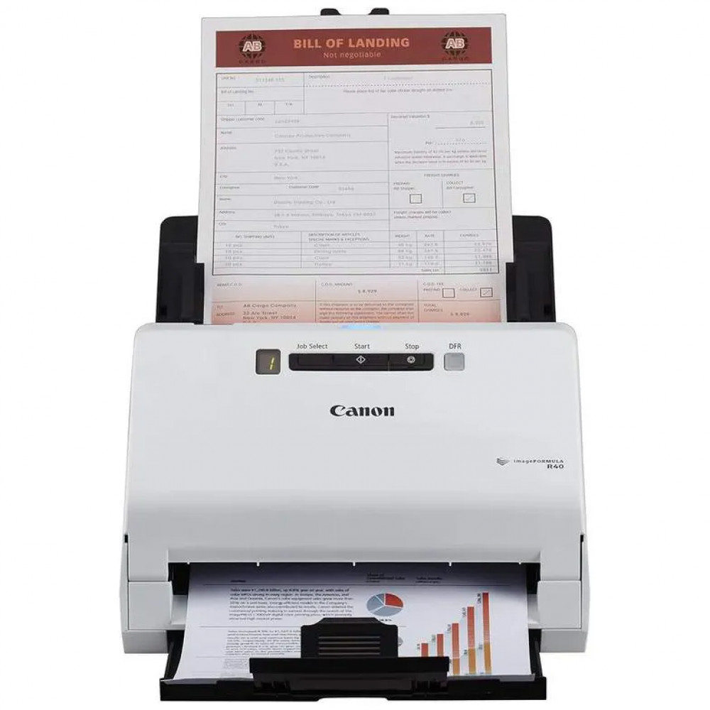 Протяжный сканер Canon imageFORMULA R40 4229C002 A4, CIS - миниатюра 2