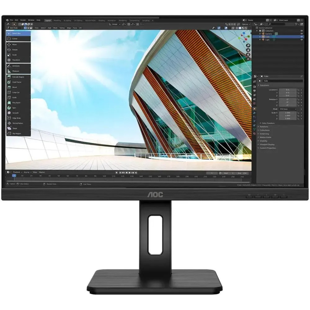 Монитор AOC Pro Q24P2Q 23.8 ", IPS, Quad HD 2560x1440 (16:9), 75 Гц - миниатюра 6