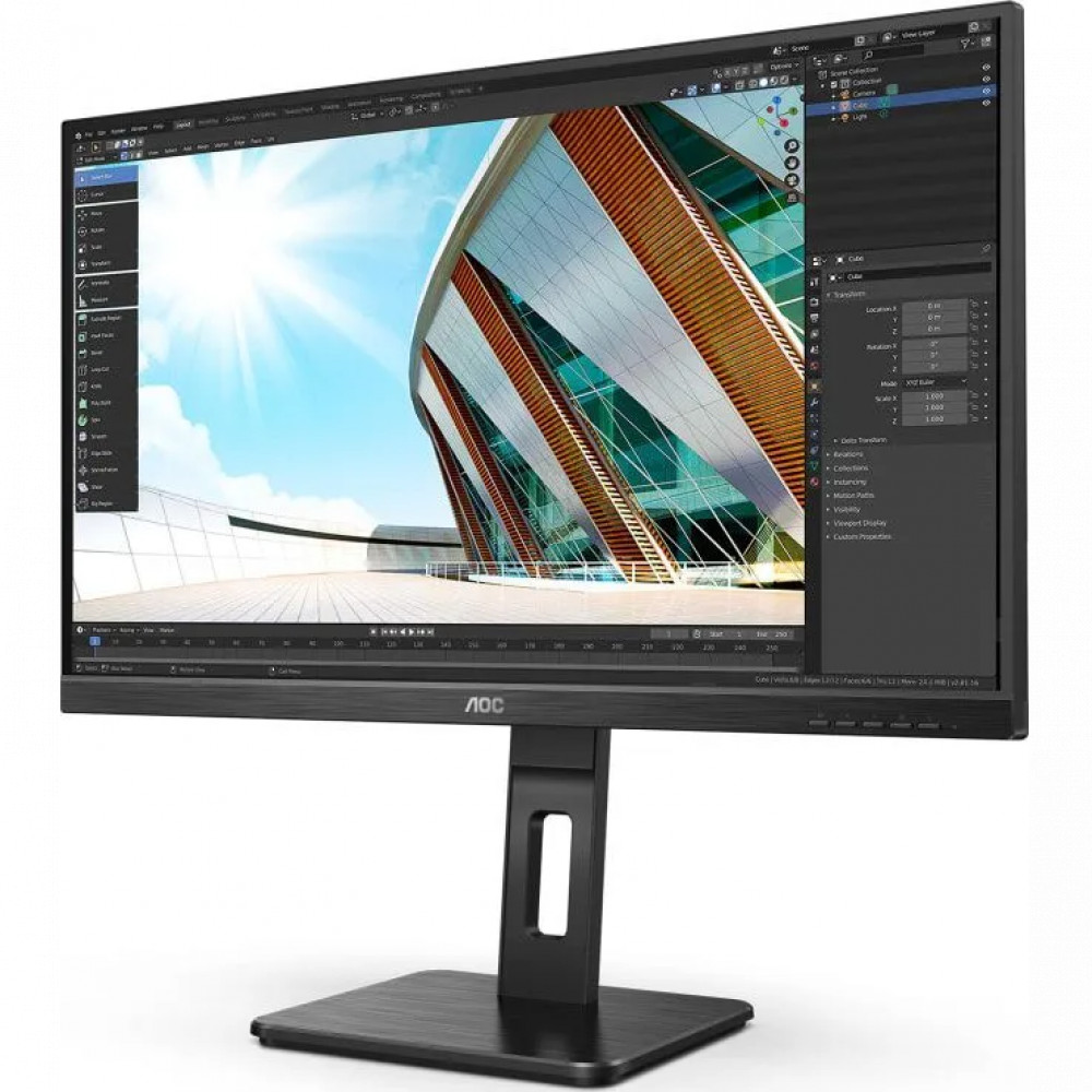 Монитор AOC Q27P2Q 27 ", IPS, Quad HD 2560x1440 (16:9), 75 Гц - миниатюра 8