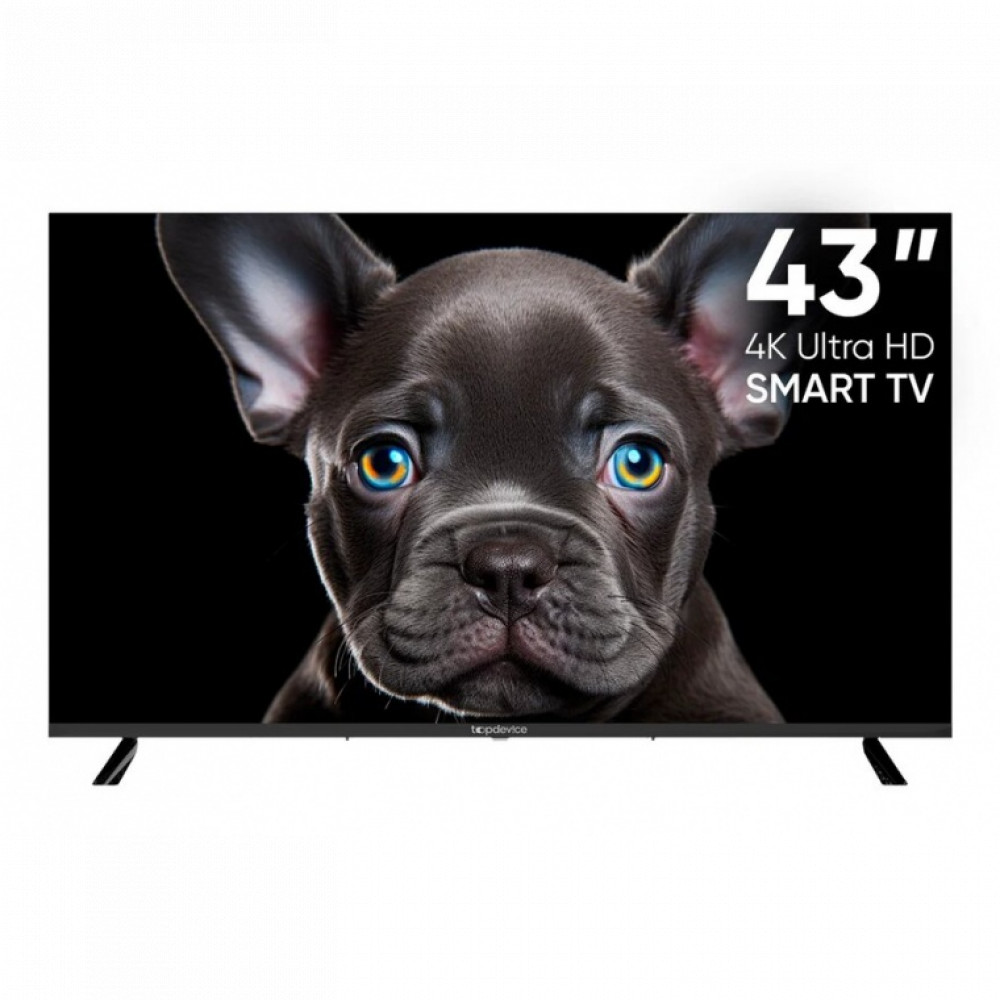 Телевизор Topdevice TDTV43CS08U Black TDTV43CS08U_BK 43 ", Smart TV, Черный - миниатюра 4