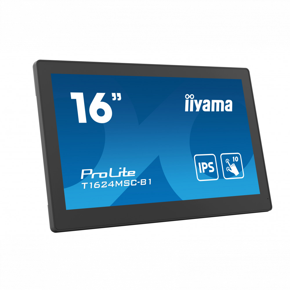Монитор IIYAMA ProLite PLT1624M T1624MSC-B1 15.6 ", IPS, Full HD 1920x1080 (16:9), 60 Гц - миниатюра 6