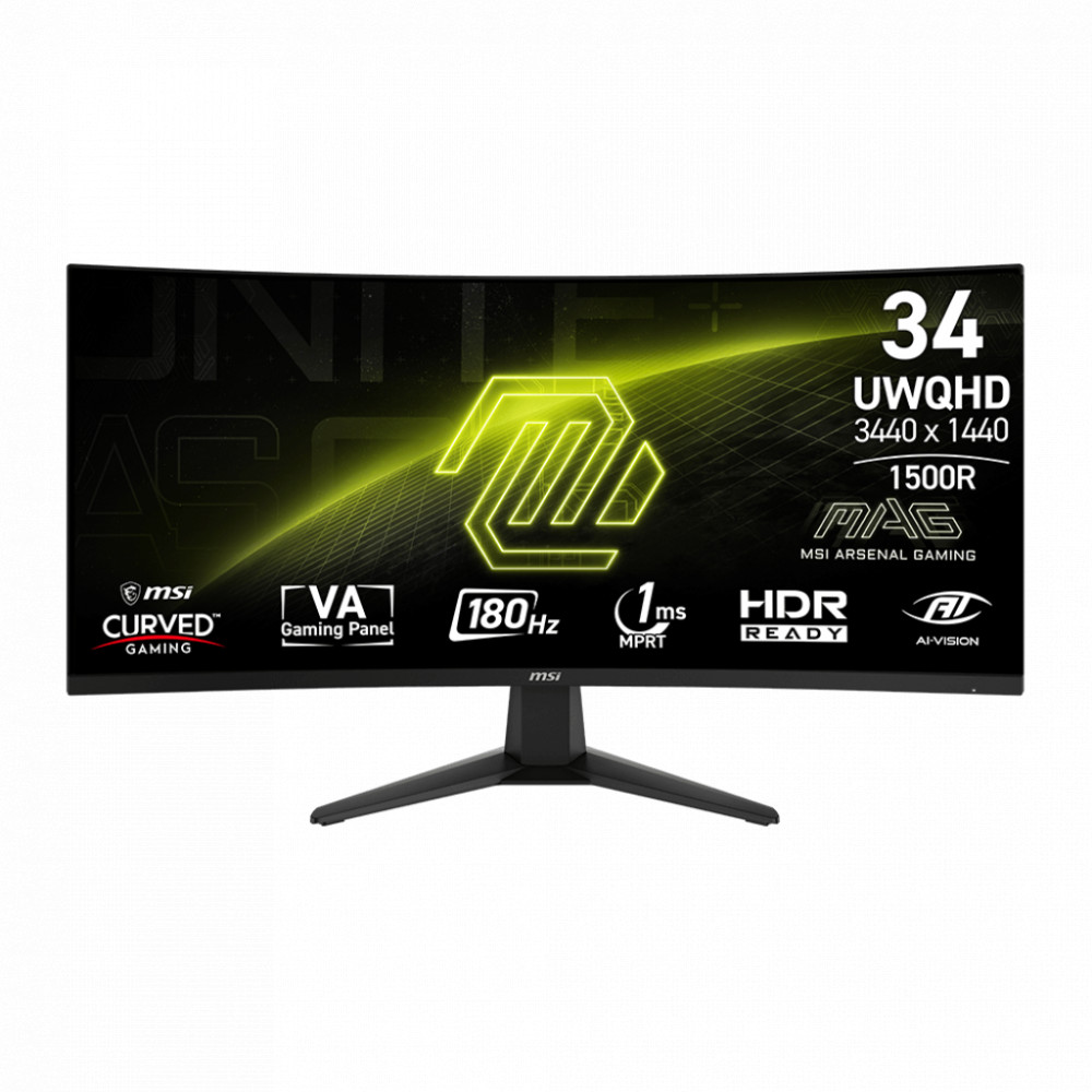 Монитор MSI MAG 346CQ 9S6-3DD71M-016 34 ", IPS, Ultra-Wide QHD 3440x1440 (21:9), 180 Гц - миниатюра 5