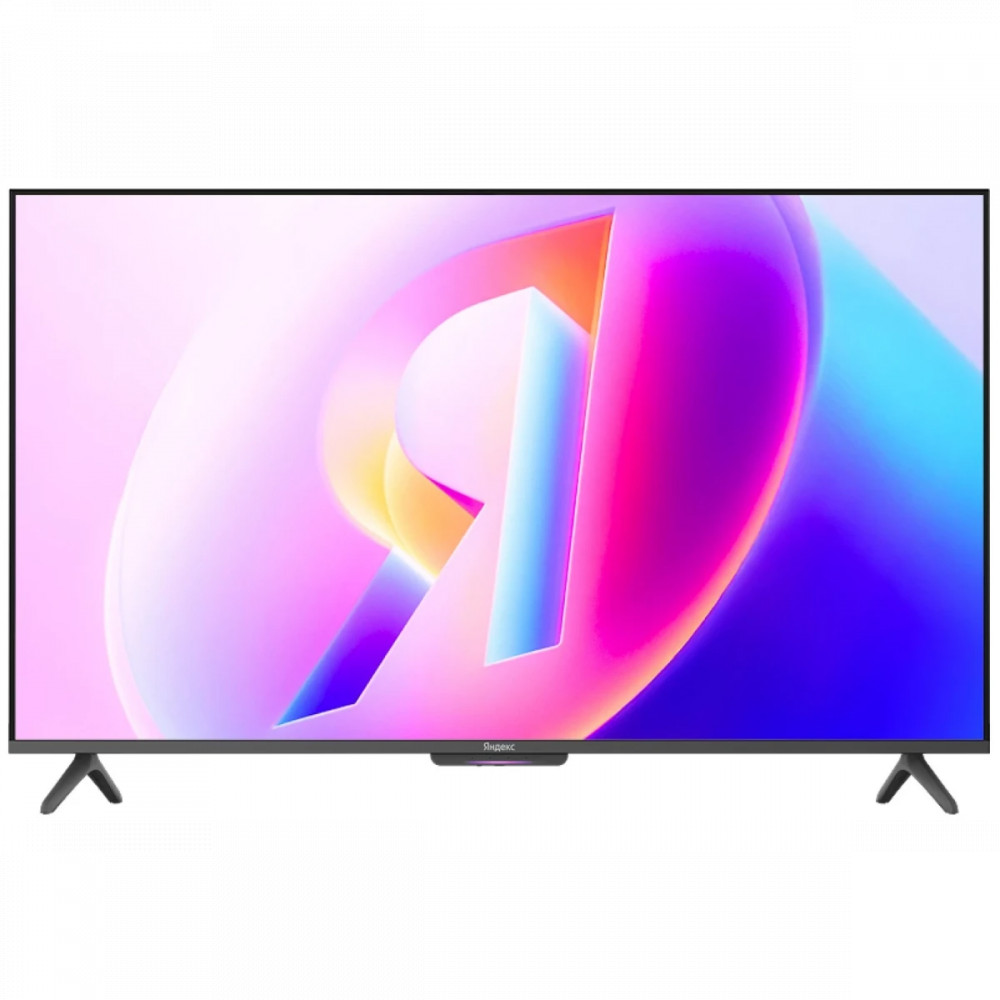 Телевизор Яндекс ТВ Станция Бейсик QLED YNDX-00080 55 ", Smart TV, Черный - миниатюра 4