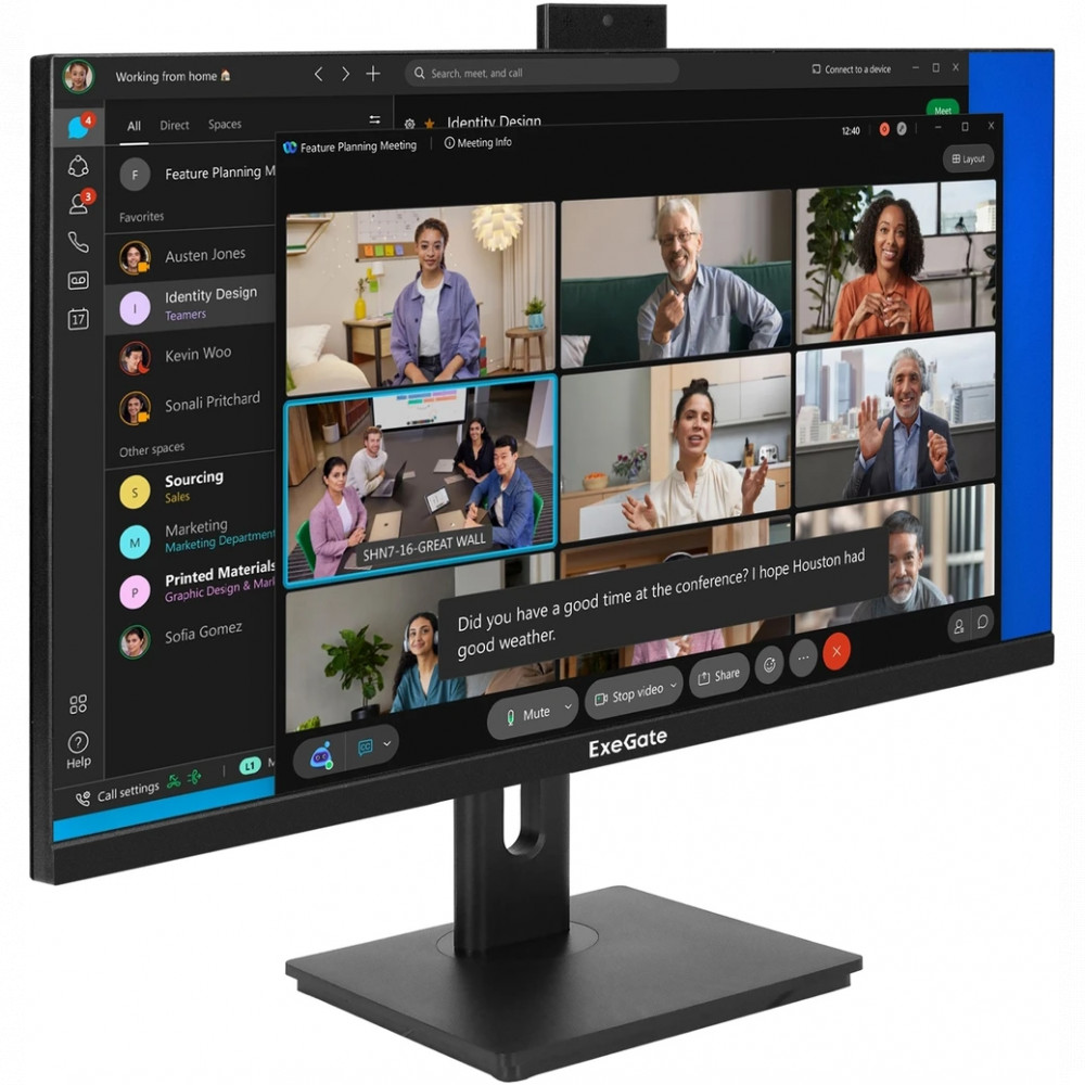Монитор ExeGate SuperView EA2707CA EX298883RUS 27 ", IPS, Quad HD 2560x1440 (16:9), 75 Гц - миниатюра 5