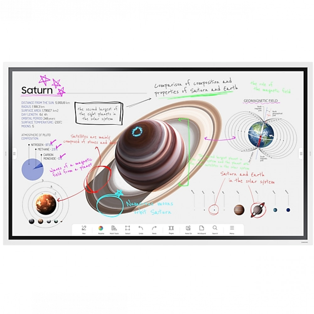 LED / LCD панель Samsung Flip Chart Pro LH65WMBWBGCXCI 65 " - миниатюра 6