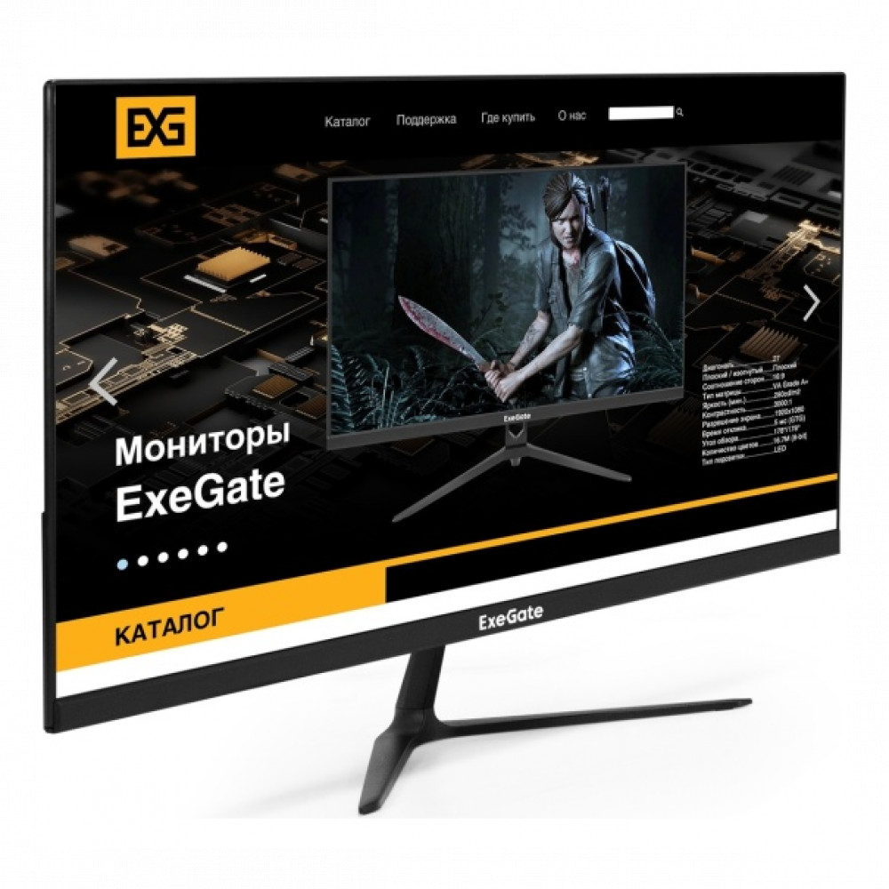 Монитор ExeGate ProSmart EV2207A EX294343RUS 21.5 ", VA, Full HD 1920x1080 (16:9), 75 Гц - миниатюра 6