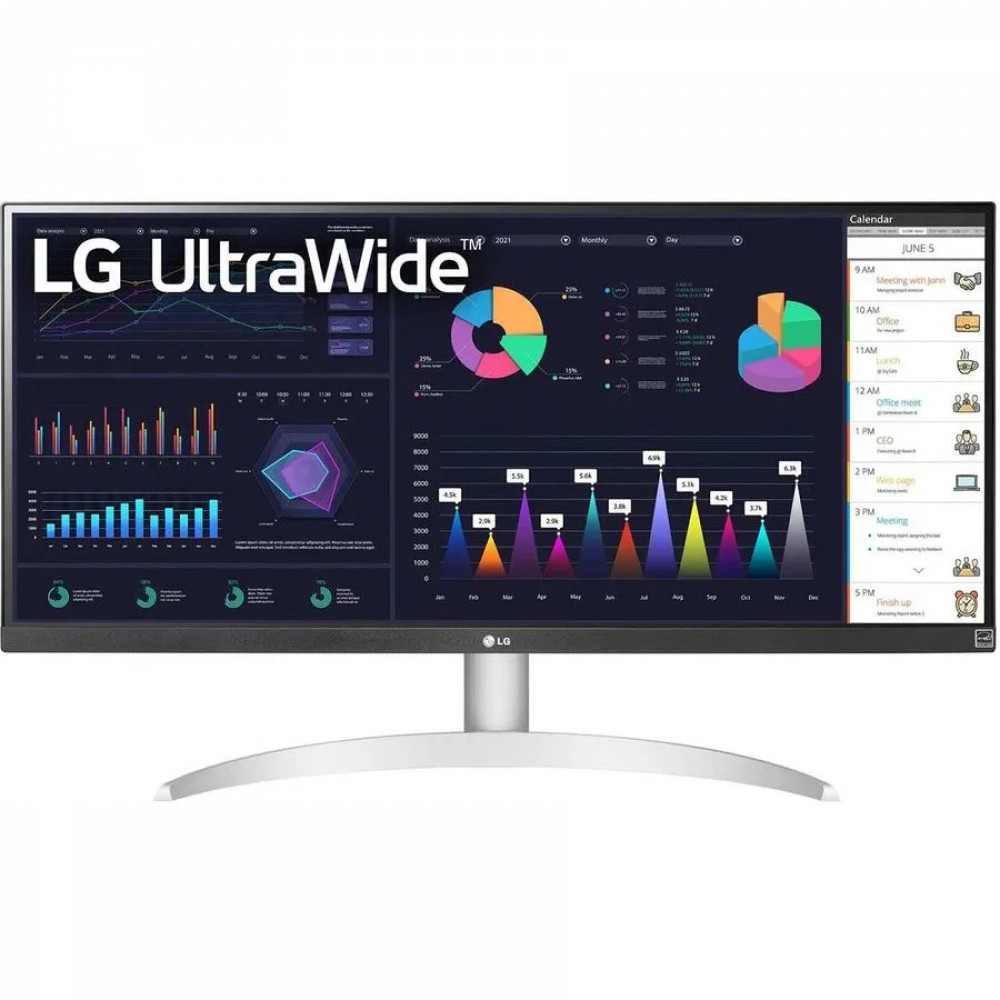 Монитор LG UltraWide 29WQ600-W 29WQ600-W.ARUZ 29 ", IPS, Ultra-Wide Full HD 2560x1080 (21:9), 100 Гц - миниатюра 4