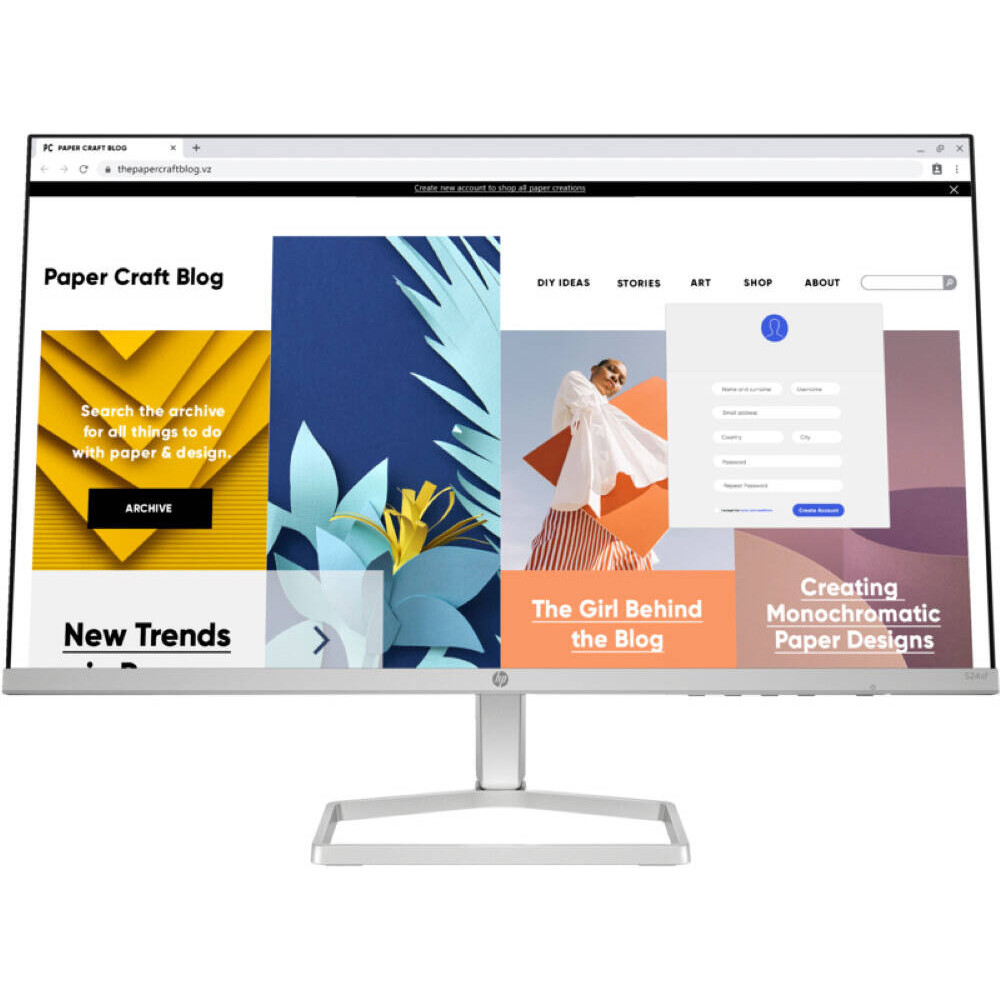 Монитор HP Series 5 524sf 94C17AS 23.8 ", IPS, Full HD 1920x1080 (16:9), 100 Гц - миниатюра 5
