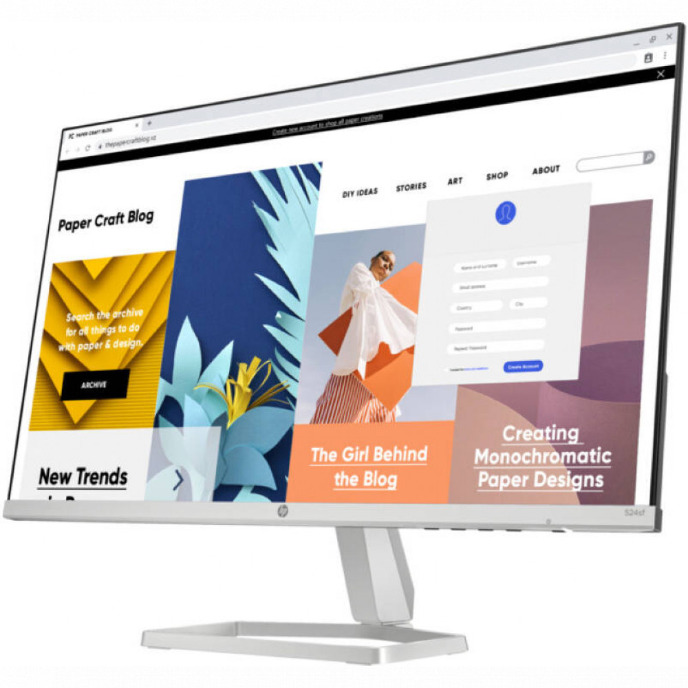 Монитор HP Series 5 524sf 94C17AS 23.8 ", IPS, Full HD 1920x1080 (16:9), 100 Гц - миниатюра 6