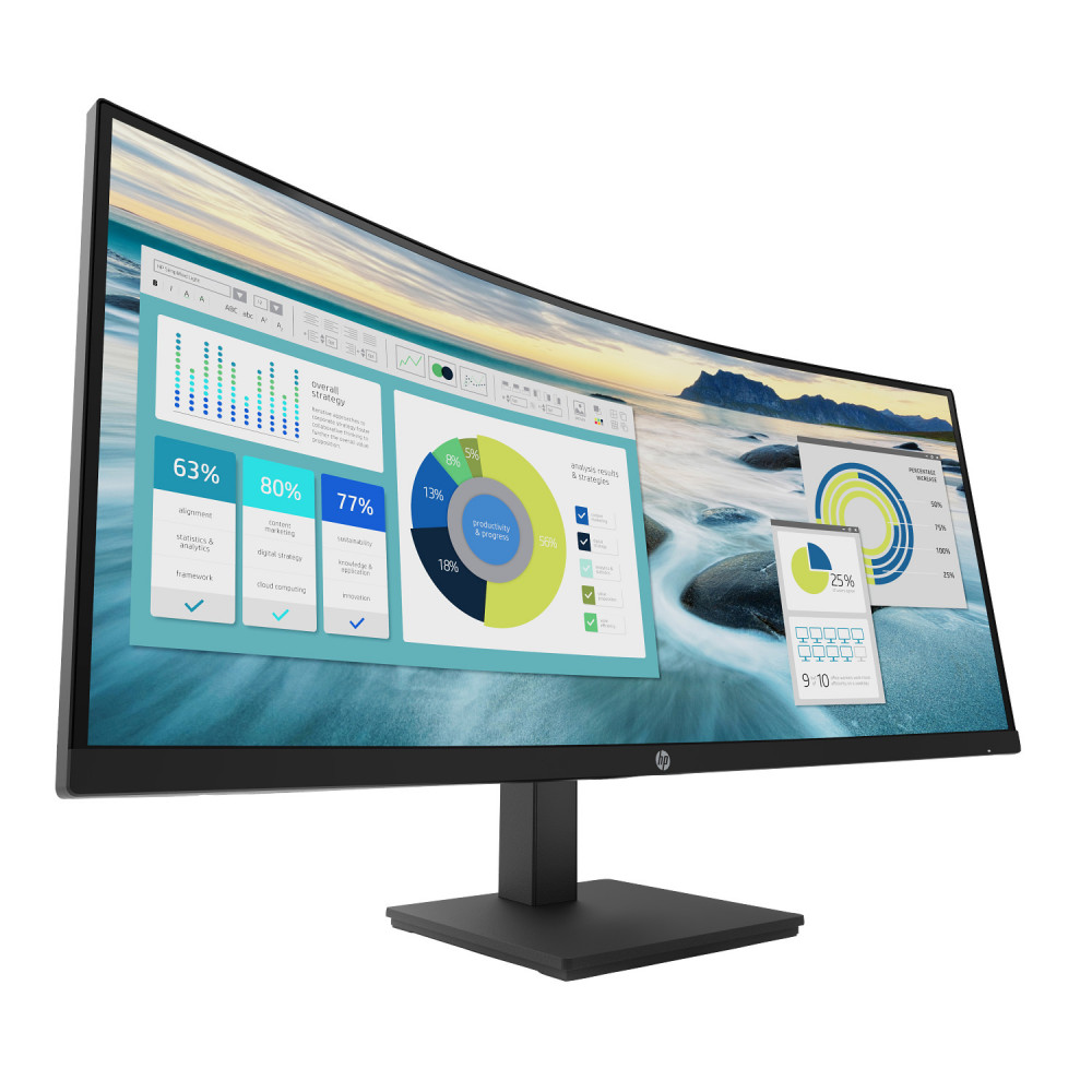 Монитор HP P34hc G4 21Y56AS 34 ", VA, Ultra-Wide QHD 3440x1440 (21:9), 60 Гц - миниатюра 7