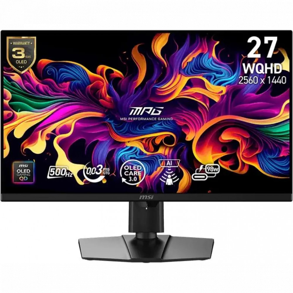 Монитор MSI MPG 271QR QD-OLED X50 9S6-3CF49T-011 26.5 ", QD-OLED, Quad HD 2560x1440 (16:9), 500 Гц - миниатюра 5